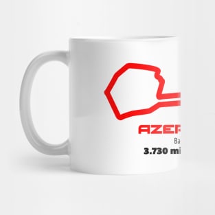 Azerbaijan Track Graphic Mug